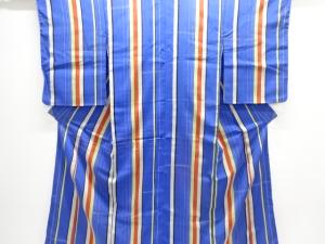 大正ロマン　縞織り出し着物